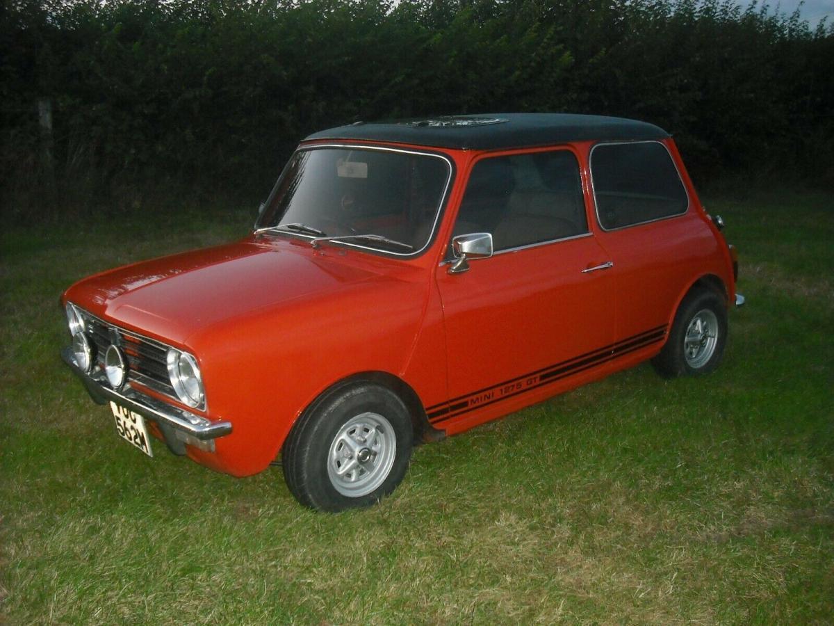 1974 Mini 1275 GT ornge UK early 10 inch wheels (4).jpg