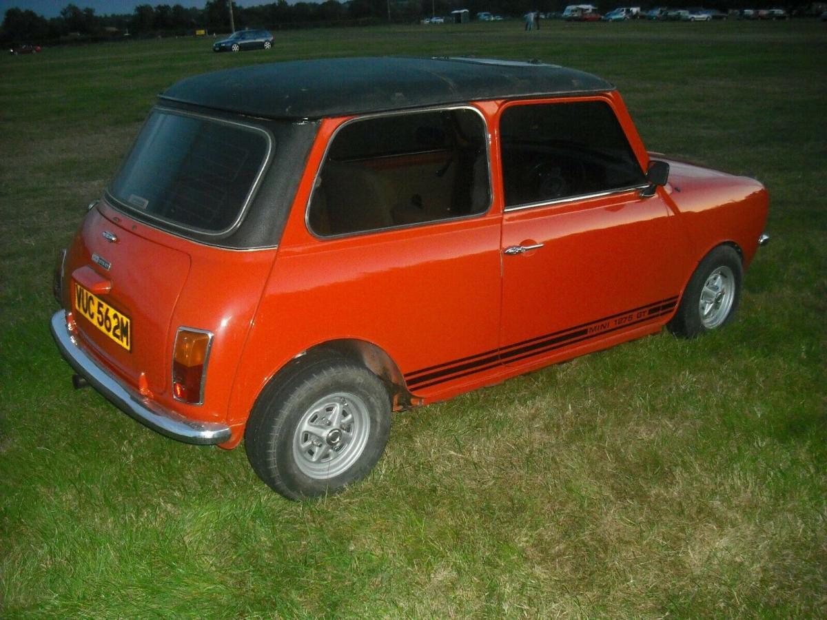 1974 Mini 1275 GT ornge UK early 10 inch wheels (7).jpg