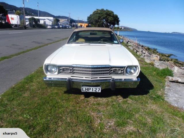 1974 Plymouth Gold Duster white NZ (2).jpg