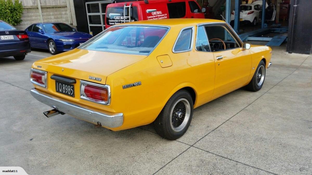 1977 Datsun 180B SSS KP810 New Zealand model orange (4).jpg