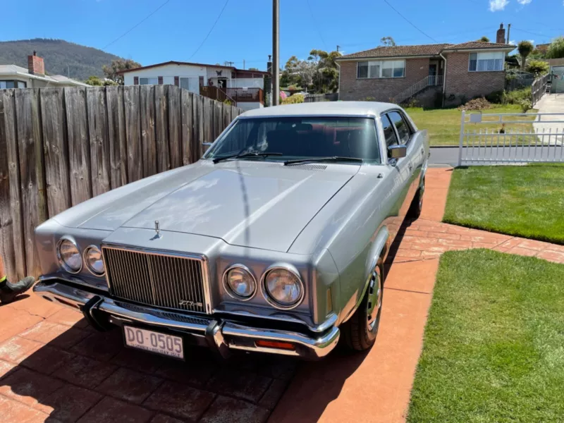 1977 Ford ZH LTD Silver Monarch for sale Australia red cloth trim Tasmania (4).png