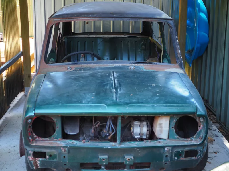 1977 Leyland Mini LS Australia 2020 Iridium Green LS (1).png