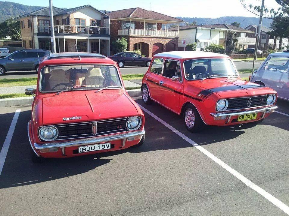 1977 Leyland Mini S Scarlet O Hara Red Sunshine sunroof images (11).jpg