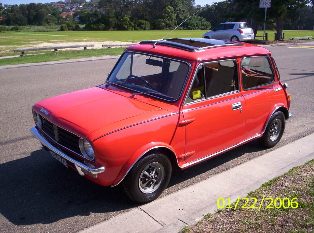 1977 Leyland Mini S Scarlet O Hara Red Sunshine sunroof images (3).jpg