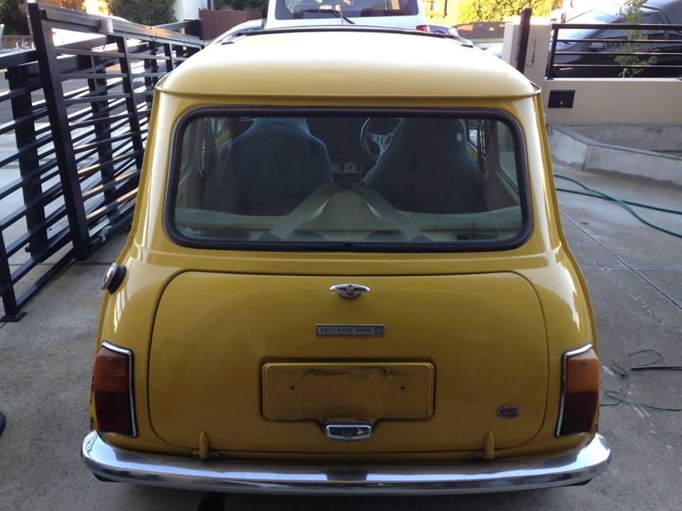 1977 Leyland Mini S Sunshine images Yellow Devil sunroof images (8).jpg