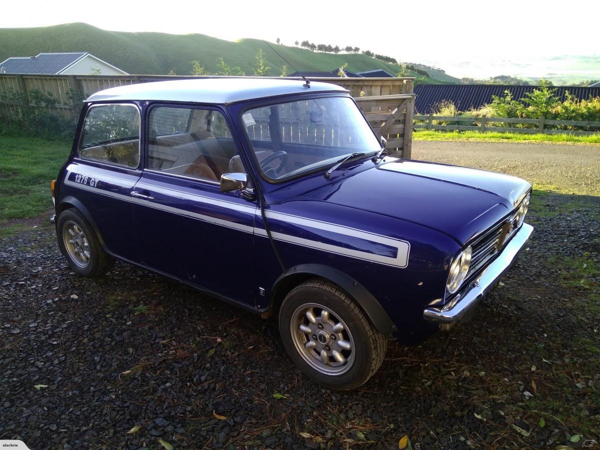 1978 Mini 1275 GT New Zealand purple 2018 (1).jpg