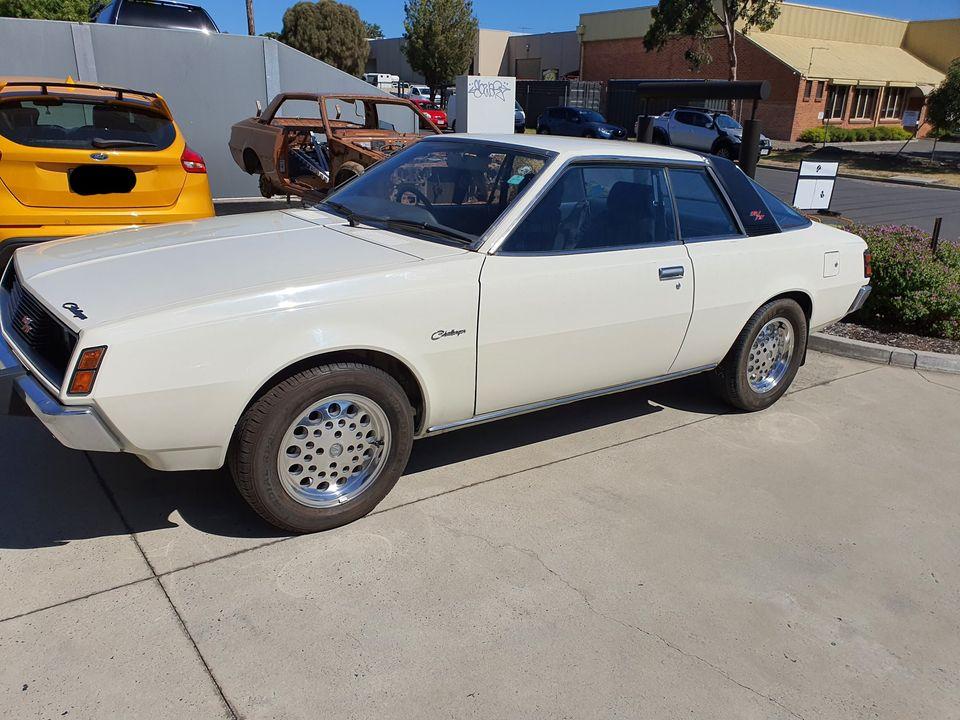 1978 Mitsubishi Scorpion white Dodge Challenger coupe (6).jpg