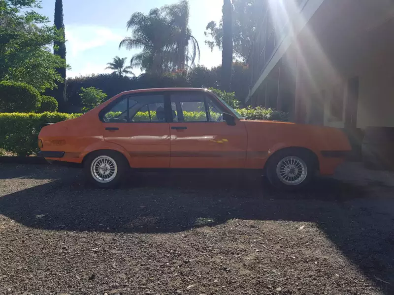 1979 Ford Escort MK2 RS2000 Sedan Burnt orange Australia 2018 (1).png