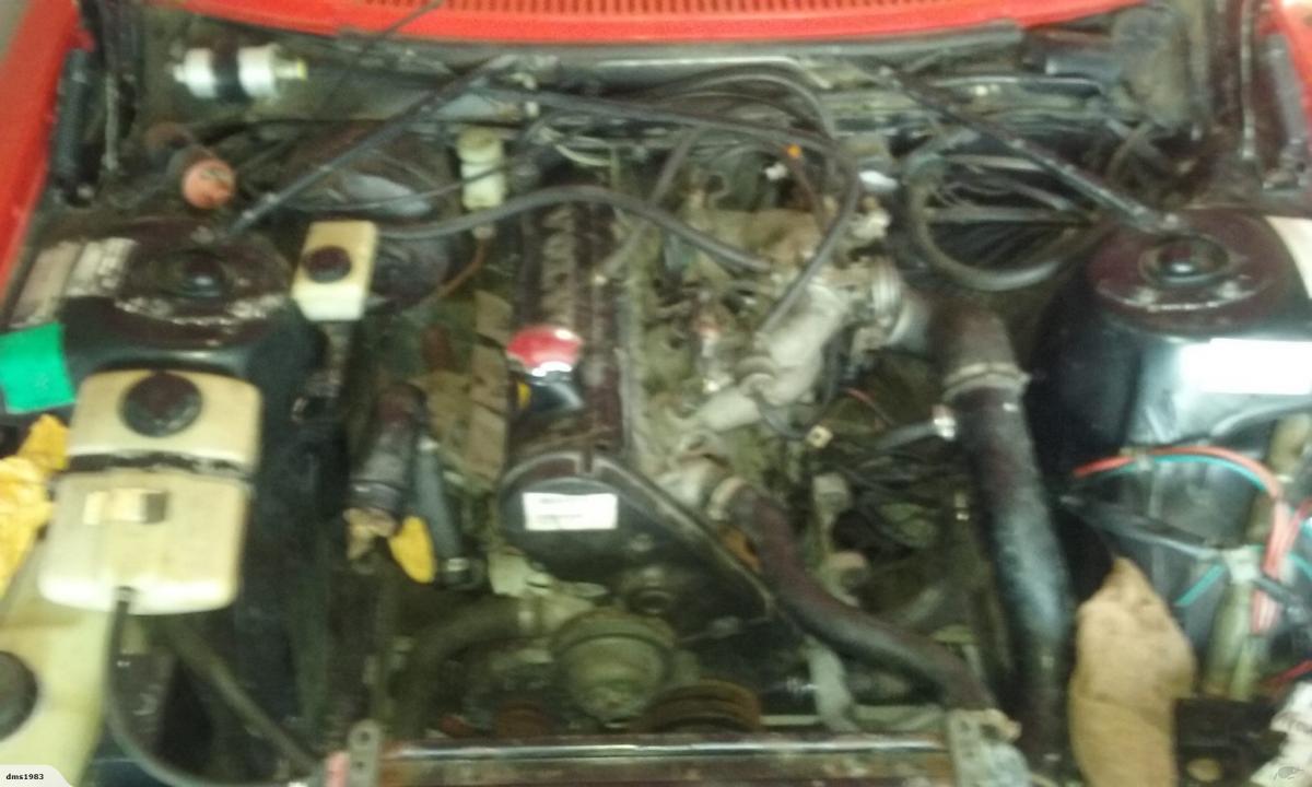 1981 Volvo 242 GT repainted red images engine(7).jpg