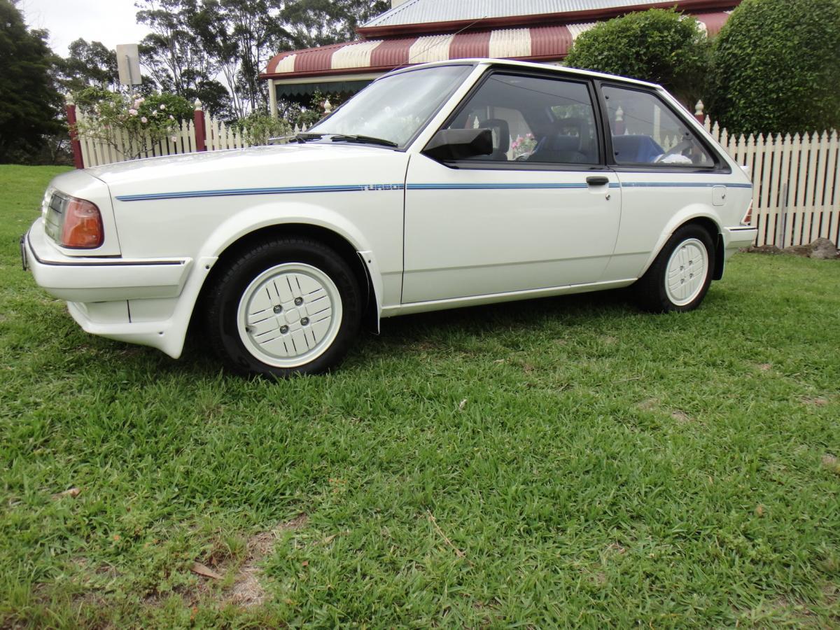 1982 Ford Laser KB White Lightning Turbo 2 door hatch images Australia (2).jpg