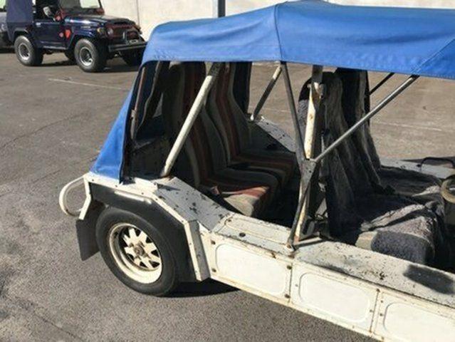 1982 Leyland Mini  Moke Californian Crystal White with blue roof images 2018 (3).JPG