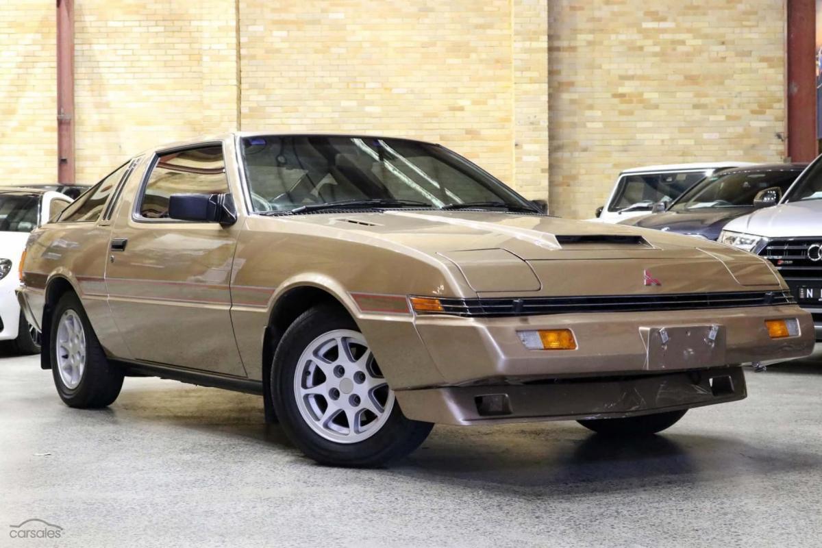 1983 Mitsubishi Starion JA turbo Australia gold (2).jpg