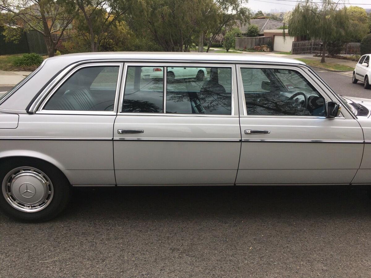 1985 Mercedes W123 250 Long Wheel Base factory limousine images Australia (9).jpg