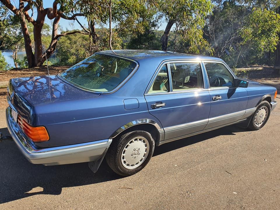 1986 Mercedes 560 SEL Blue sedan Australian delivered images (11).jpg