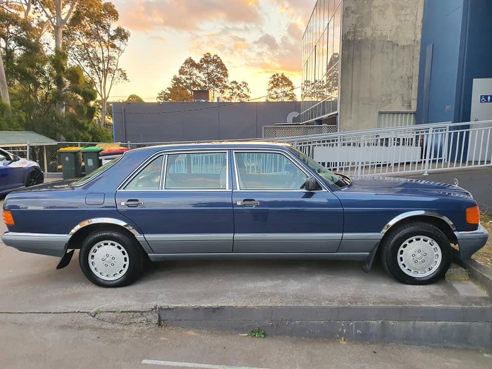 1986 Mercedes 560 SEL Blue sedan Australian delivered images (15).jpg