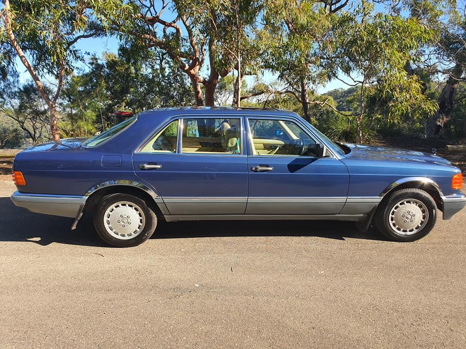 1986 Mercedes 560 SEL Blue sedan Australian delivered images (16).jpg