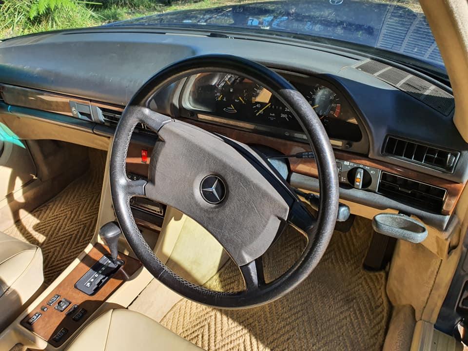 1986 Mercedes 560 SEL Blue sedan Australian delivered images (19).jpg
