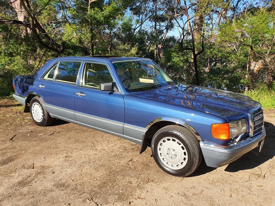 1986 Mercedes 560 SEL Blue sedan Australian delivered images (3).jpg
