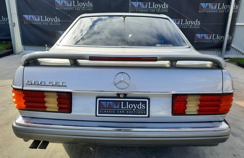 1986 Smoke Silver Mercedes 560SEC with Lorinser body kit C126 images (6).jpg