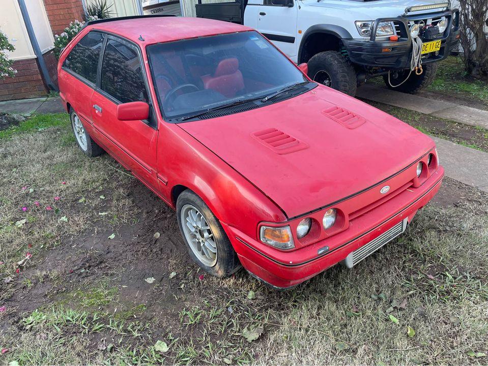 1988 Ford Laser TX3 Turbo FWD project for sale 2022 (1).jpg