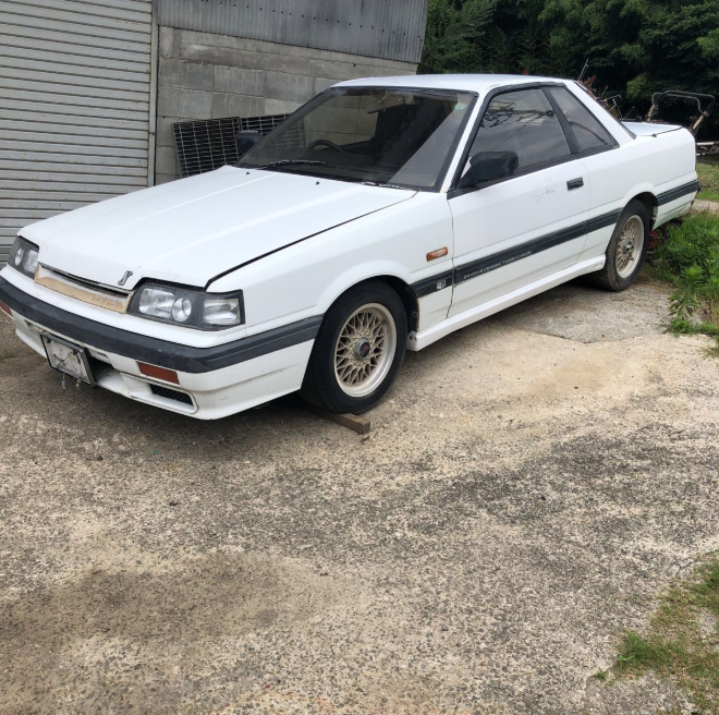 1988 Nissan Skyline GTS-X coupe turbo white images Japan 2018 (3).png