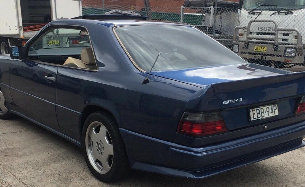 1989 Deep Blue Mercedes 300CE coupe (3).jpg