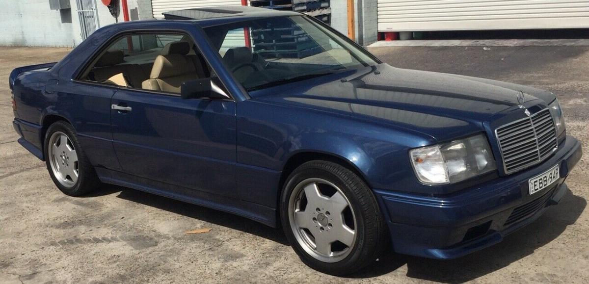 1989 Deep Blue Mercedes 300CE coupe (7).jpg