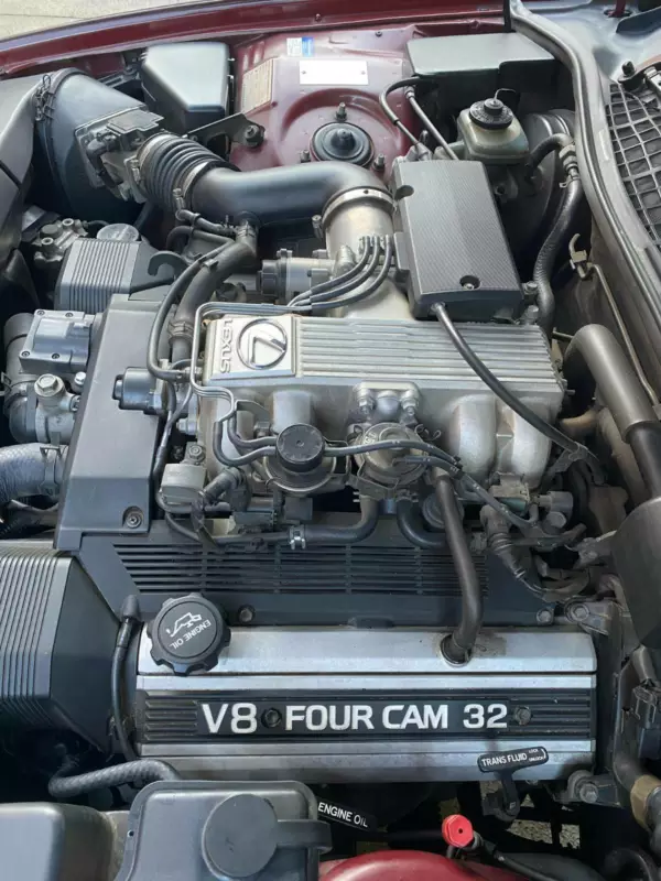 1990 Burgundy maroon Lexus LS400 original sedan images for sale Australia (2).png