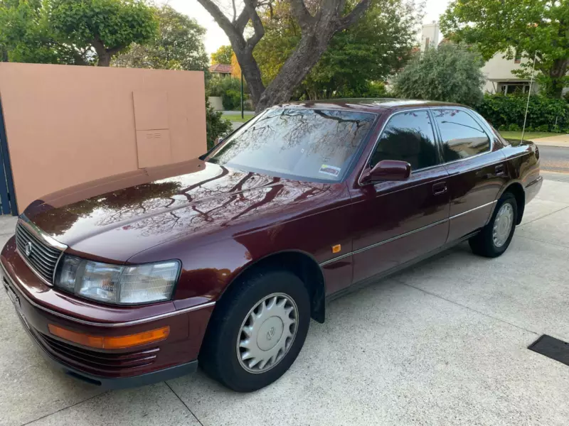 1990 Burgundy maroon Lexus LS400 original sedan images for sale Australia (5).png
