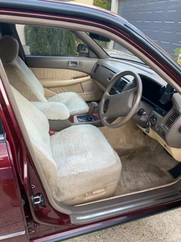 1990 Burgundy maroon Lexus LS400 original sedan images for sale Australia (6).png