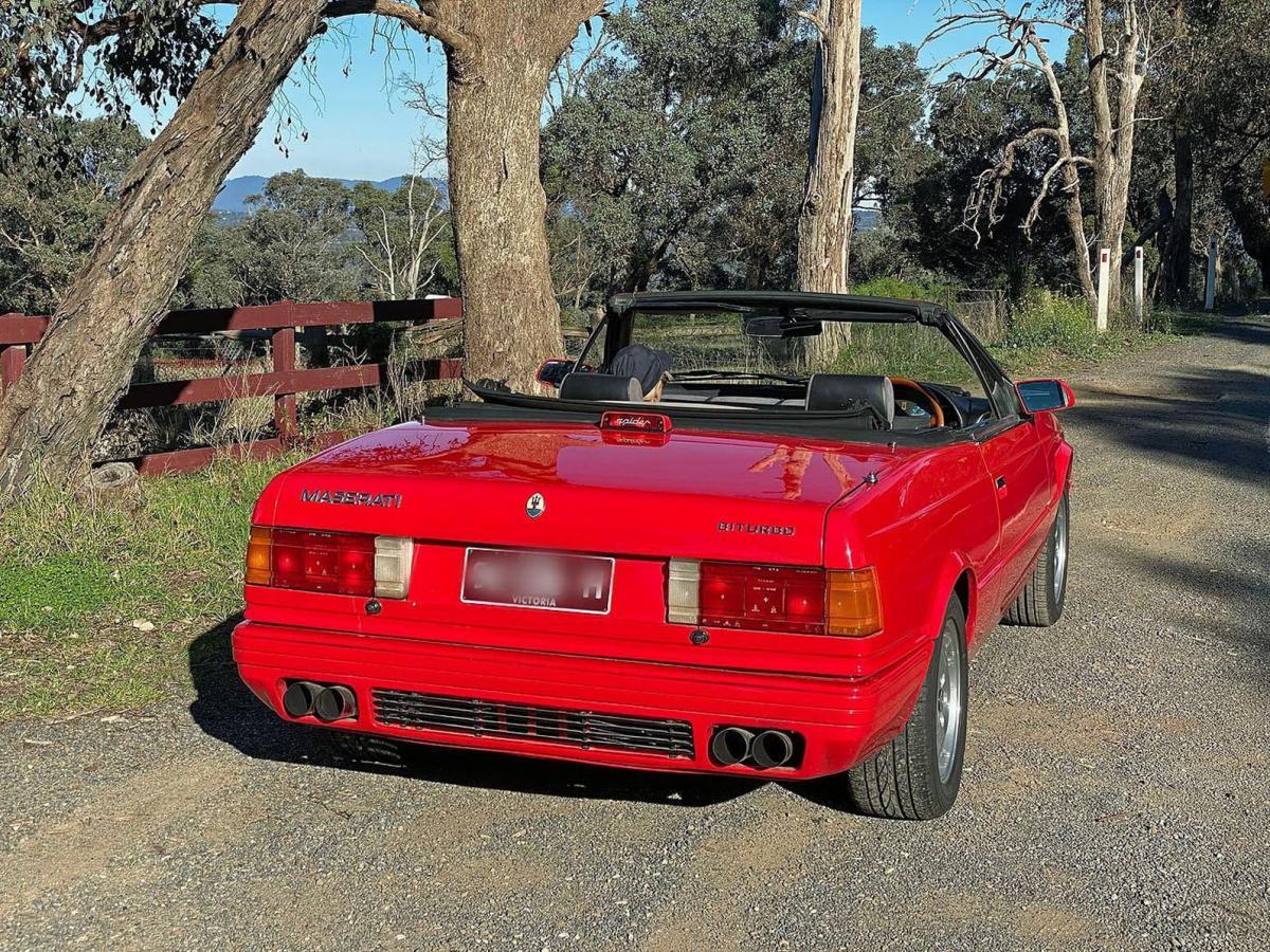 1990 Maserati Biturbo Spyder convertible red images RHD (10).jpg