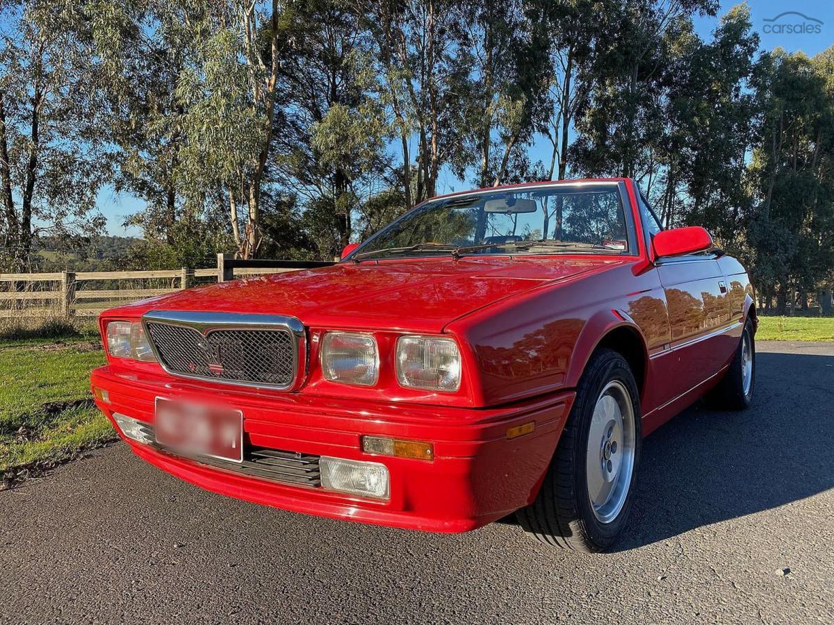 1990 Maserati Biturbo Spyder convertible red images RHD (4).jpg