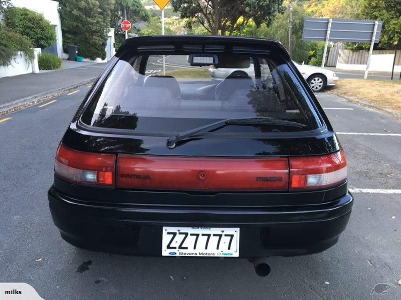 1990 Mazda GT-X Familia Turbo hatch black paint images (16).jpg