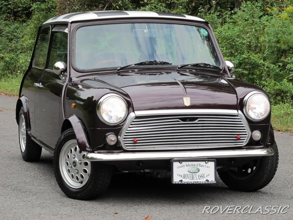 1990 Rover Mini 30th Anniversary edition burgundy (1).jpg