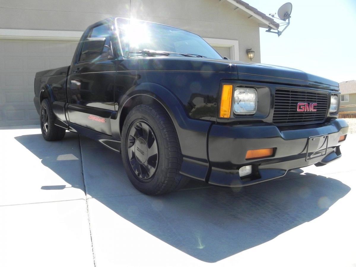 1991 GMC Syclone Pickup black images rare original classic (7).jpg