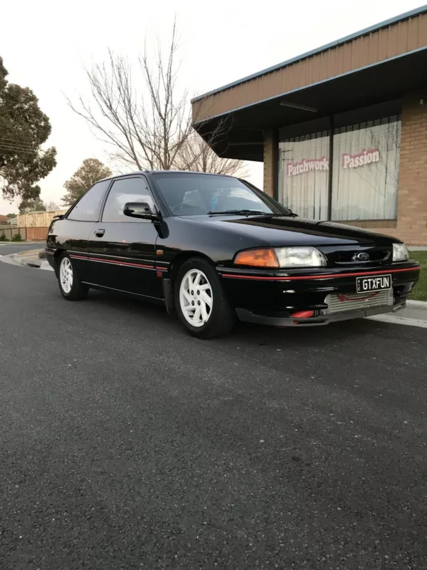 1992 Black Ford Laser TX3 KH 2021 Australia Turbo (1).png