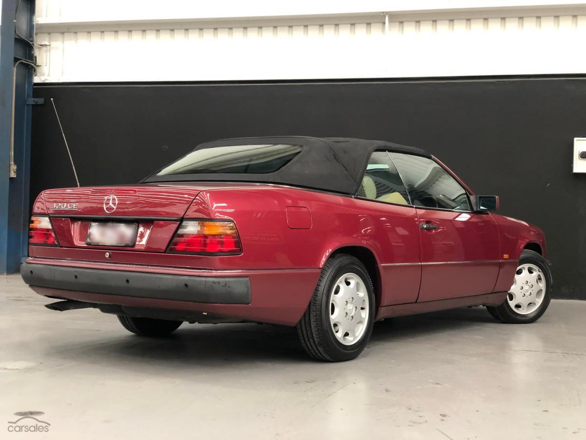 1993 A124 320CE Convertible maroon cabriolet Australia for sale (4).jpg