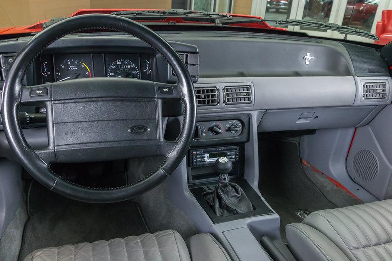 1993 Fox Body Mustang SVT Cobra Grey leather interior (10).jpg