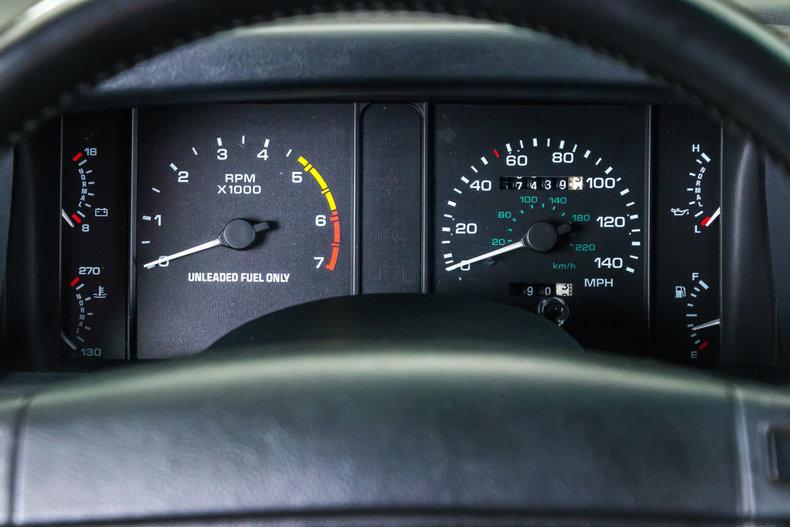 1993 Fox Body Mustang SVT Cobra Grey leather interior (9).jpg