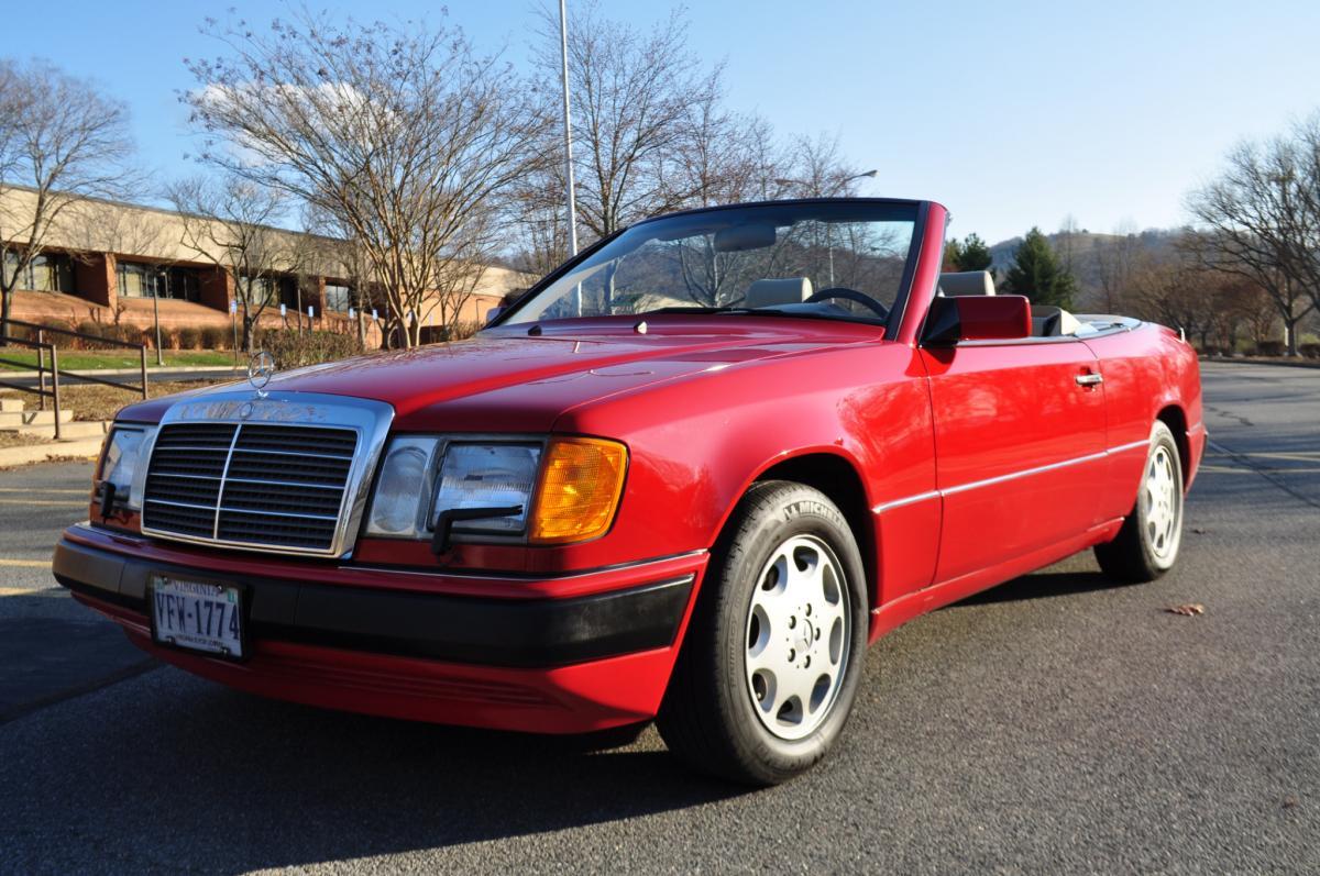 1993 W124 Mercedes 300CE Cabriolet Red paint images 2018 (6).jpg