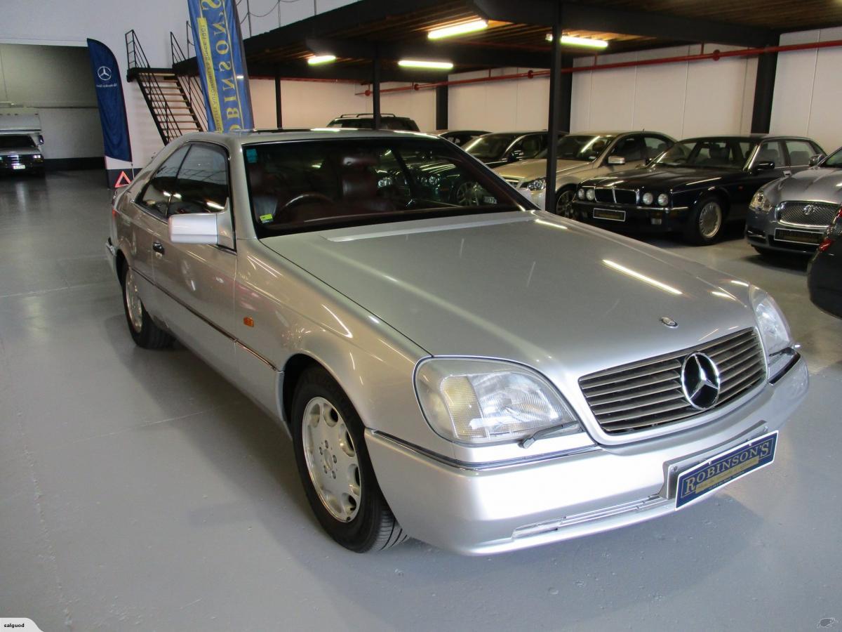 1994 S600 Mercedes coupe C140 silver (1).jpg