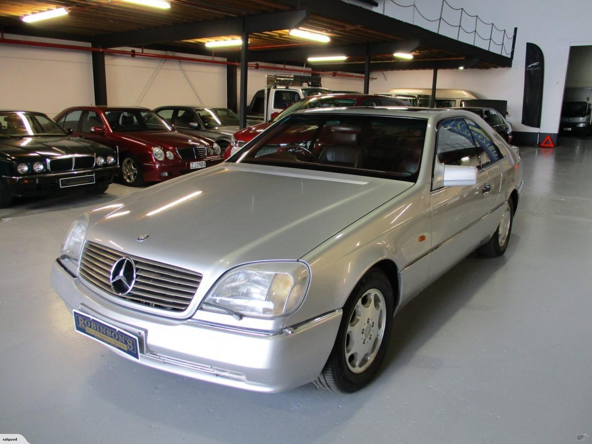 1994 S600 Mercedes coupe C140 silver (4).jpg