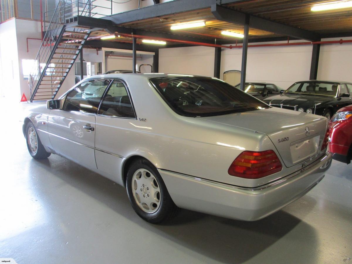 1994 S600 Mercedes coupe C140 silver (5).jpg