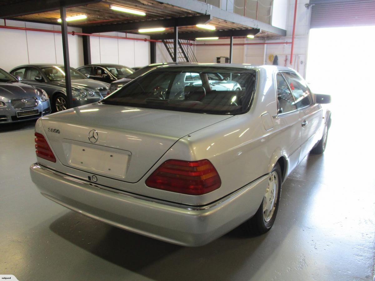 1994 S600 Mercedes coupe C140 silver (6).jpg