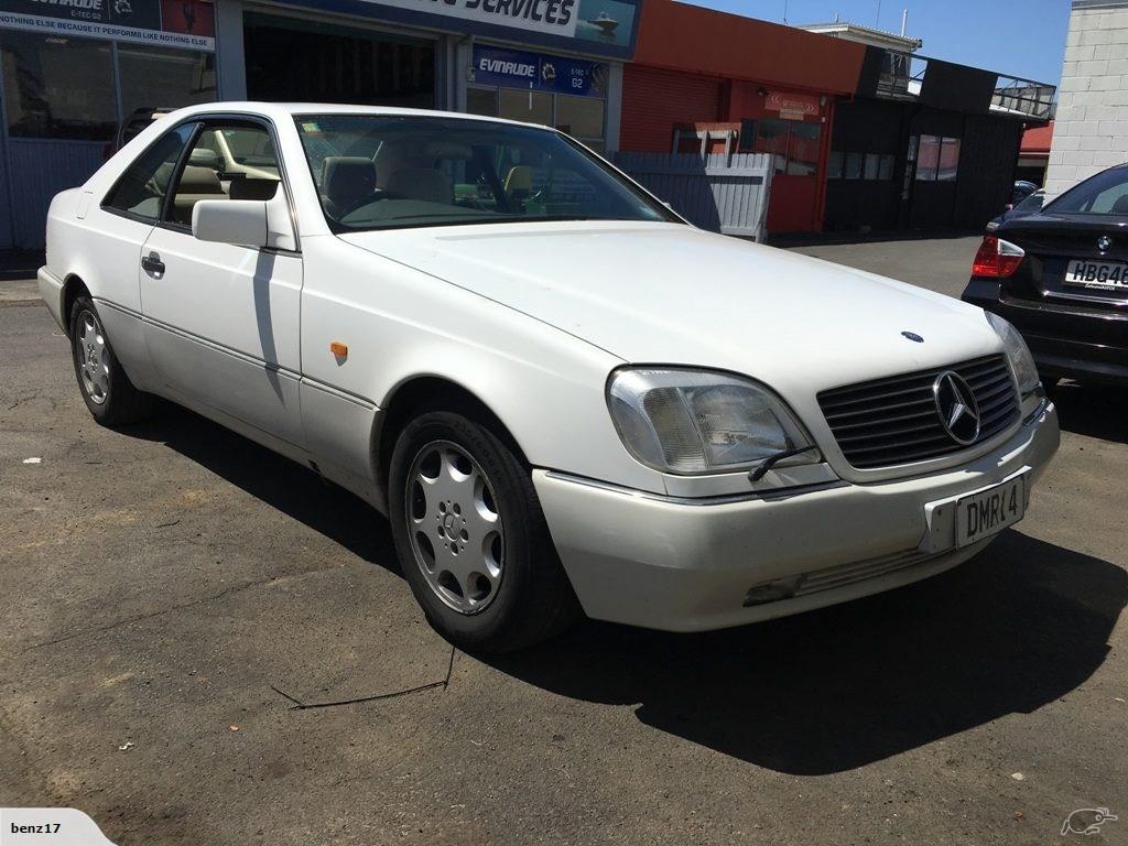 1994 White Mercedes S500 Coupe New Zeland images classic car (1).jpg