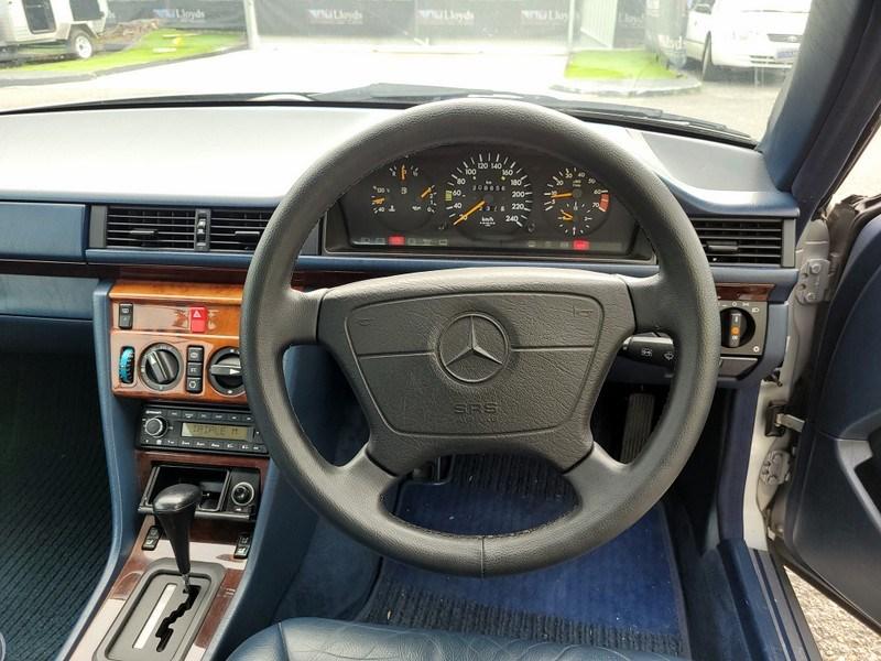 1995 Mercedes A124 E220 Cabriolet silver with blue roof and trim for sale Australia (11).jpg