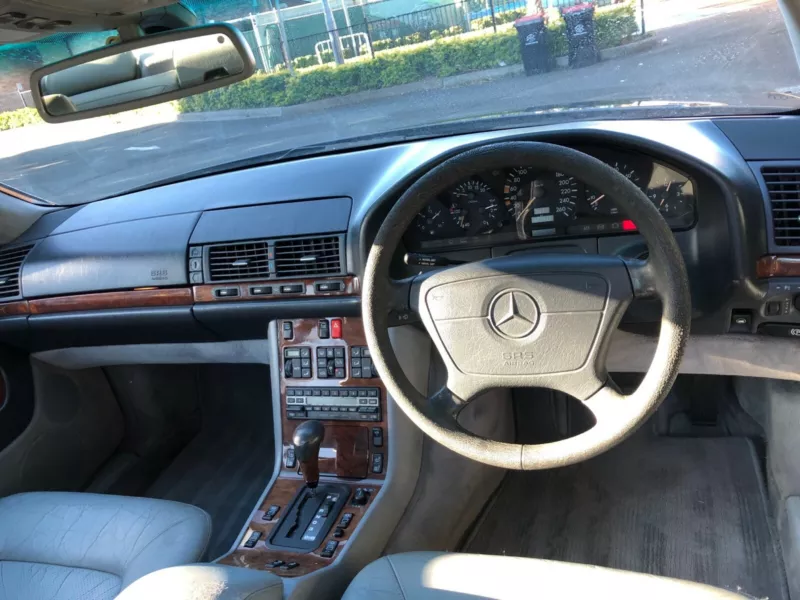 1995 Mercedes S500 C140 Dark Grey paint high mileage Australian delivered 2021 (7).png