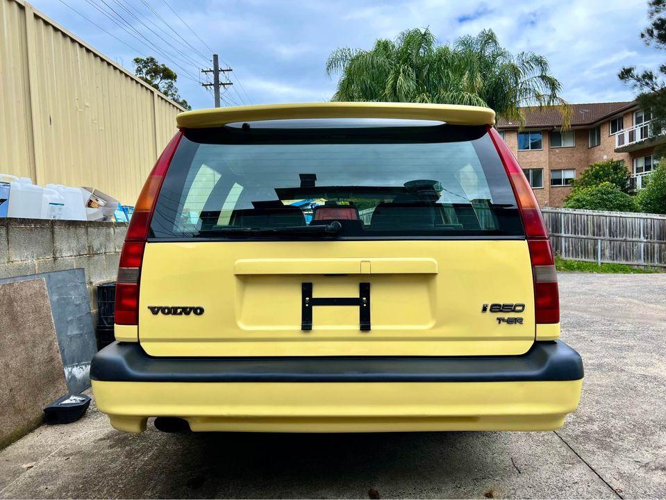 1995 Volvo T5-R wagon yellow turbo for sale Australia RHD (1).jpg