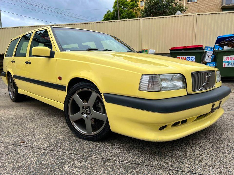 1995 Volvo T5-R wagon yellow turbo for sale Australia RHD (4).jpg