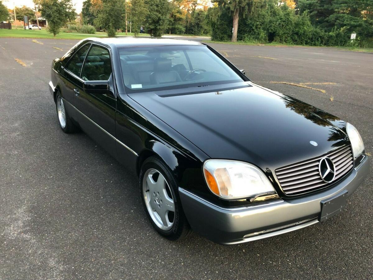 1996 CL600 USA Mercedes C140 coupe pre-facelift Black on Grey (1).jpg